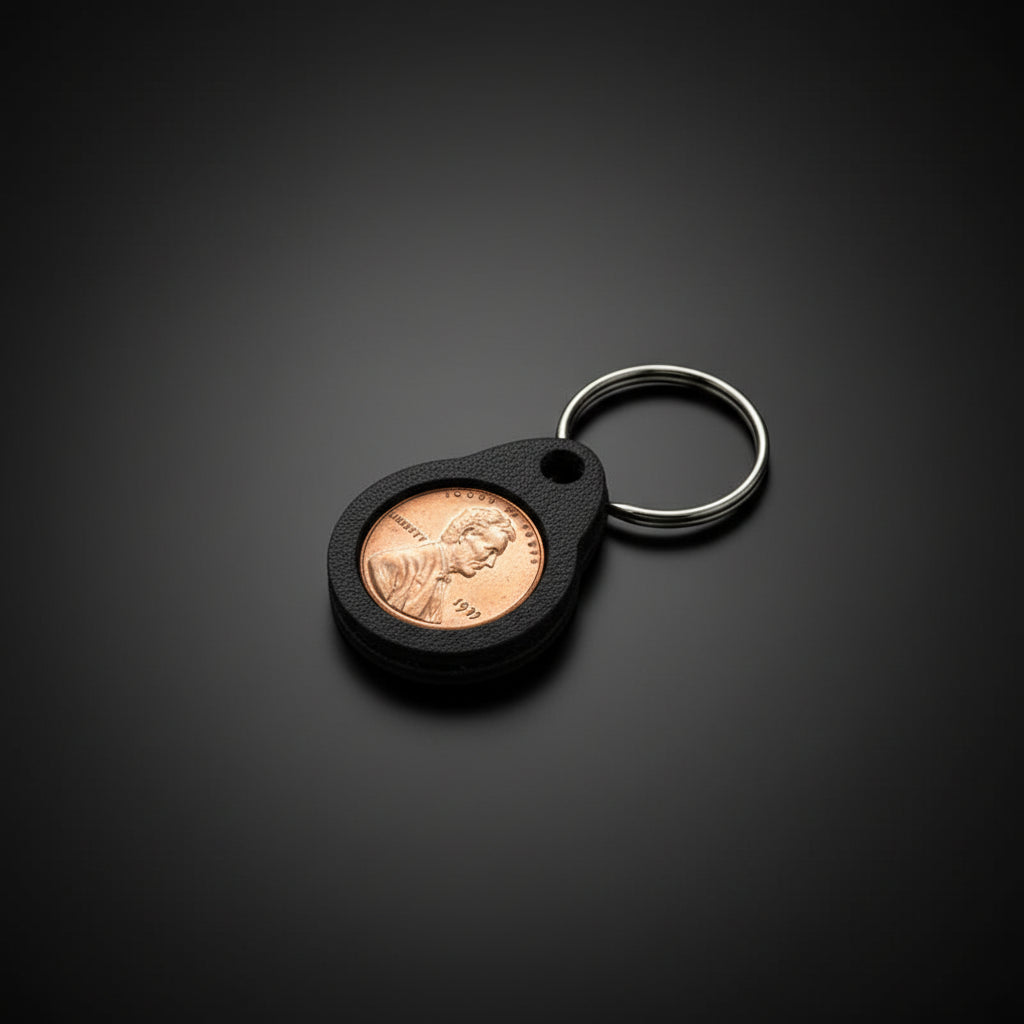 40 Pack Lucky Penny Keychain Holder