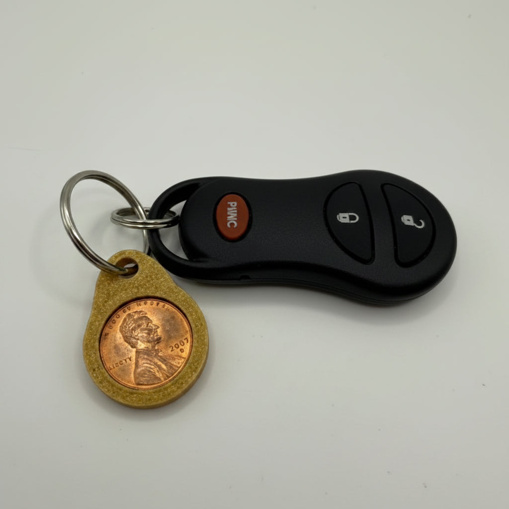 40 Pack Lucky Penny Keychain Holder